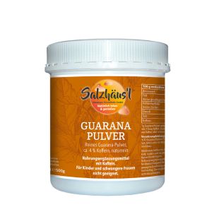 Guarana Pulver, 4% Koffein, Apothekerqualität - 500...