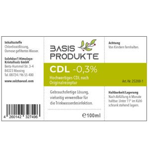 CDL 0,3 % - anwendungsfertig - 100 ml / Basisprodukte